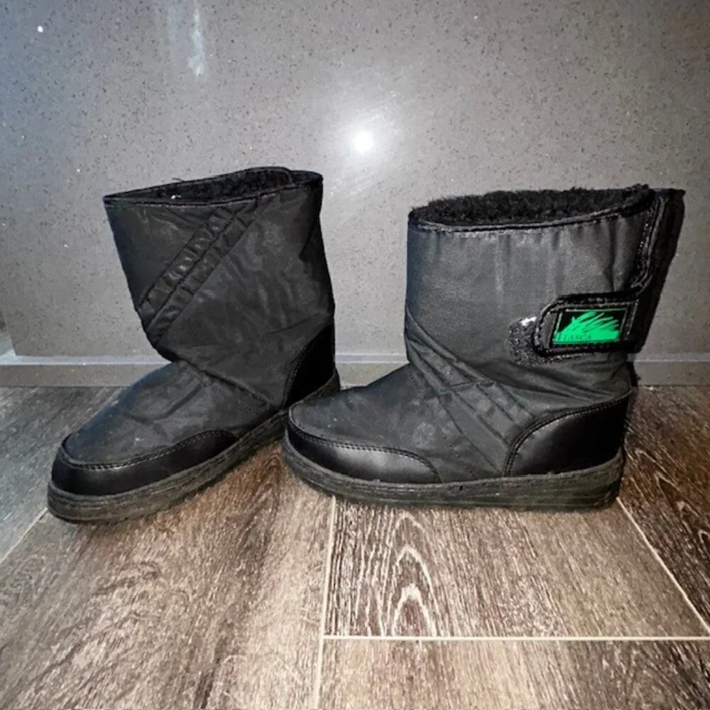 Itasca Ziggy WOS 804045 Mens 9/10 Snow Boot Black Round Toe Ankle Boots